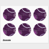 KRAZY POLKA DOT Astract Wedding Reply Sticker zeeh (Vel)