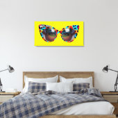 KRAZY TANTE / Mal Antie Afrikaans humor Canvas Afdruk (Insitu (Slaapkamer))