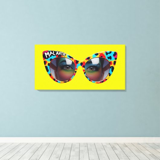 KRAZY TANTE / Mal Antie Afrikaans humor Canvas Afdruk (Insitu (Houten vloer))