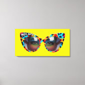 KRAZY TANTE / Mal Antie Afrikaans humor Canvas Afdruk (Voorkant)