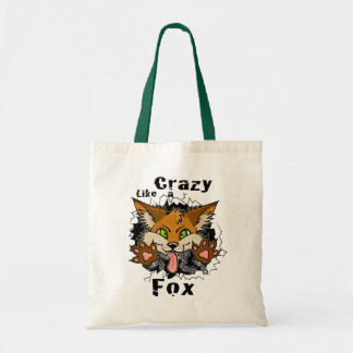 krazyfoxet tote bag