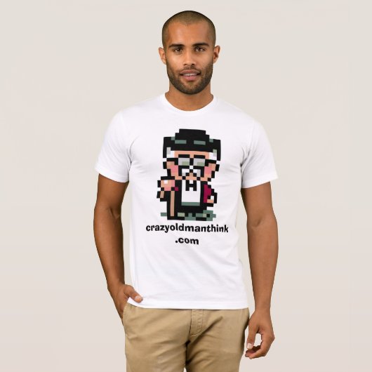 krazyoldmanThink T-shirt (Voorkant volledig)