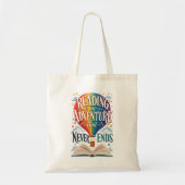 Kreader Cadeau, Bibliotheek Boeken Tote Bag (Voorkant)