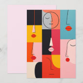 Kreative Invitations Karte Kaart (Voorkant / Achterkant)