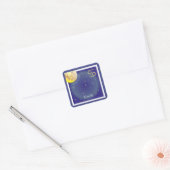 Krebs 22. Juni bis 22. Juli Aufkleber Vierkante Sticker (Envelop)