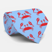 Krebs crab crawfish stropdas (Opgerold)