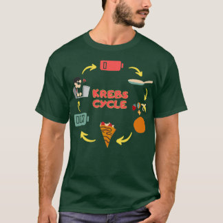 Krebs cyclus of crèmes Biologgrappen T-shirt