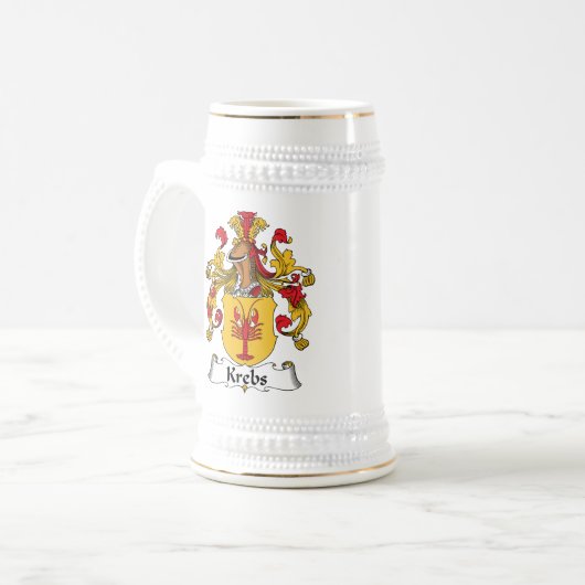 Krebs Family Crest Bierpul (Voorkant links)