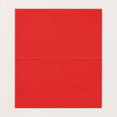 Krediet | Bankpas | Rood Visitekaartje (Binnenkant ongevouwen)