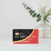 Krediet | Bankpas Visitekaartje (Staand voorkant)