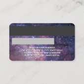 Krediet | DebetKaart | Galaxy | QR-code Visitekaartje (Achterkant)