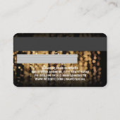 Krediet | DebetKaart | Hangende lichten Visitekaartje (Achterkant)