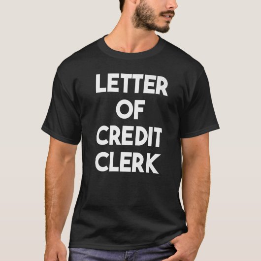 kredietbrief t-shirt (Voorkant)