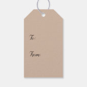 Kredieten op de kade cadeaulabel (Achterkant)