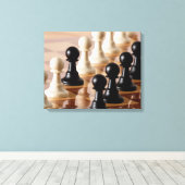 Kredieten op de kade canvas afdruk (Insitu (Houten vloer))