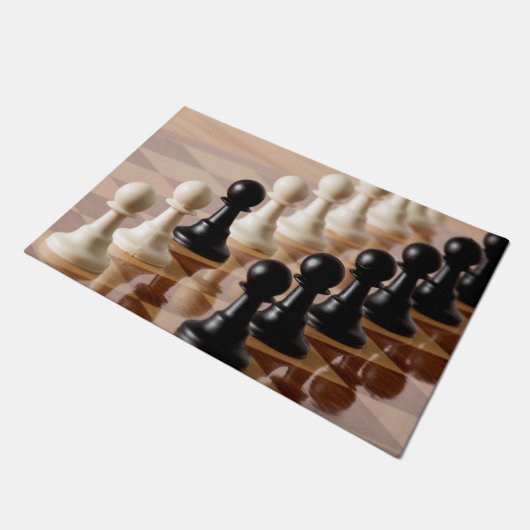 Kredieten op de kade deurmat (Schuin)