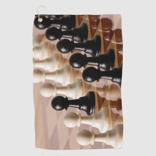 Kredieten op de kade golfhanddoek (Voorkant)