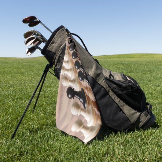 Kredieten op de kade golfhanddoek (Groen)