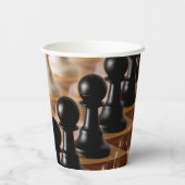 Kredieten op de kade papieren bekers (Achterkant)