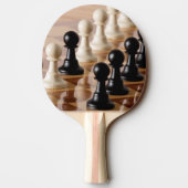 Kredieten op de kade tafeltennisbatje (Achterkant)