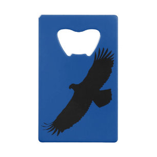 Kredietflessenopener voor Kaart met Eagle Flying Creditkaart Flessenopener