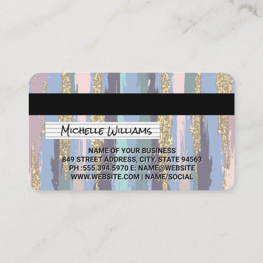 KredietKaart | Boho Style Visitekaartje (Achterkant)