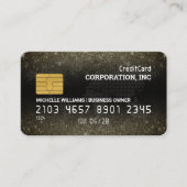 KredietKaart | Glitter Sparkle Visitekaartje (Voorkant)