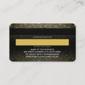 KredietKaart | Glitter Sparkle Visitekaartje (Achterkant)