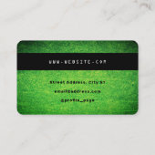 Kredietkaart graszaad textuur visitekaartje (Achterkant)