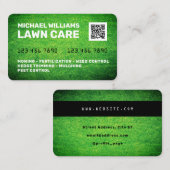 Kredietkaart graszaad textuur visitekaartje (Voorkant / Achterkant)