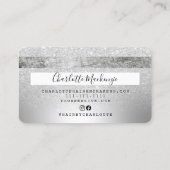 Kredietkaart zilverfolie visitekaartje (Achterkant)