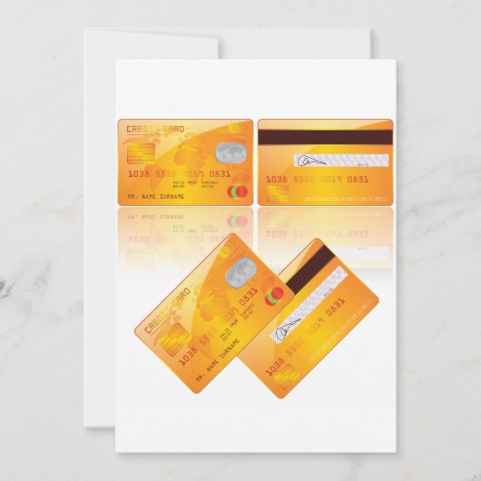 Kredietkaartuitvindingen Kaart (Voorkant)
