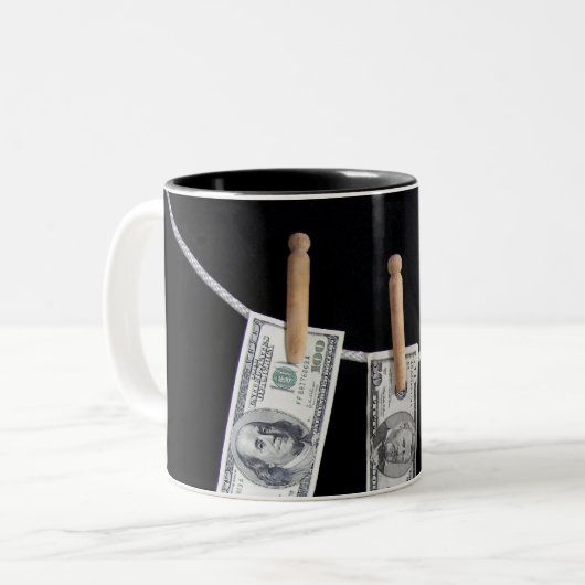 Kredietlijn Tweekleurige Koffiemok (Voorkant links)