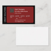 Kredietreparatie- en consolidatieservices visitekaartje (Voorkant / Achterkant)