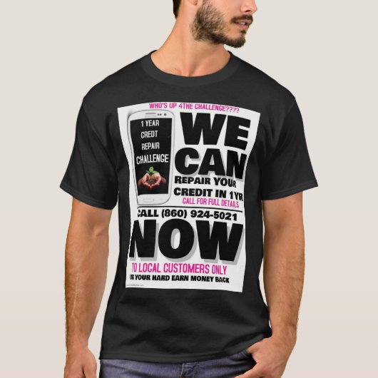 Kredietreparatie-uitdaging t-shirt (Voorkant)