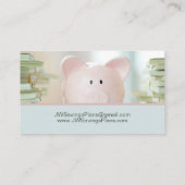 Kredietreparatie voor spaartegoeden van financieel visitekaartje (Achterkant)