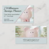 Kredietreparatie voor spaartegoeden van financieel visitekaartje (Voorkant / Achterkant)