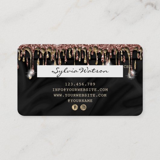 Kredietverlener met de optie Goud-Kaart Visitekaartje (Achterkant)