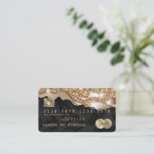 Kredietverlener met de optie Goud-Kaart Visitekaartje (Staand voorkant)