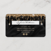 Kredietverlener met de optie Goud-Kaart Visitekaartje (Achterkant)