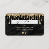 Kredietverlener met de optie Goud-Kaart Visitekaartje (Achterkant)