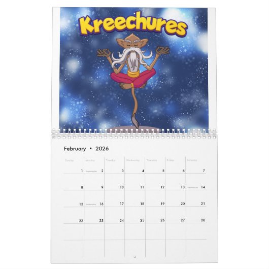 Kreechures-Deck 2 Kalender (Feb 2026)