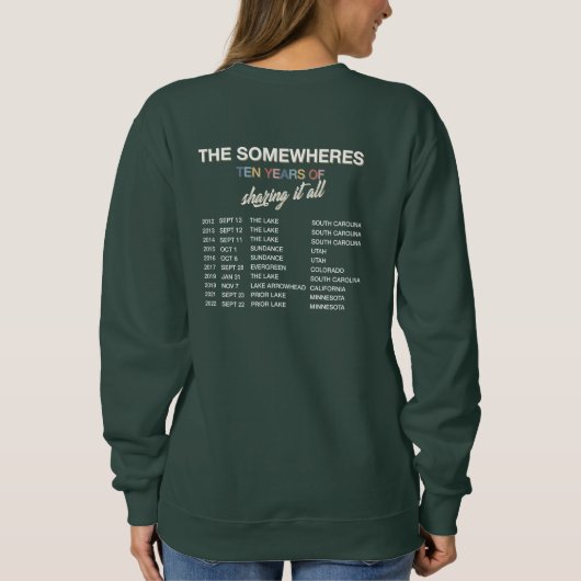 Kreefsel van kreupelhout - Lichte tekst voor donke Trui (Achterkant)