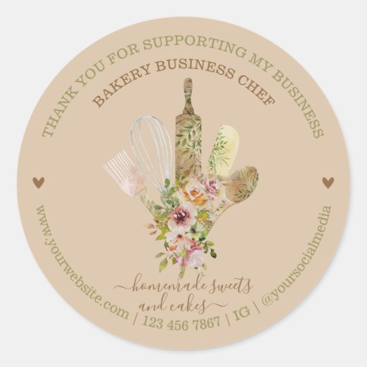 Kreefselbok Ronde Sticker (Voorkant)