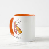 Kreeft Ambachtelijke Bier Koffie Met Naam Mok (Voorkant links)