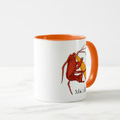 Kreeft Ambachtelijke Bier Koffie Met Naam Mok (Voorkant rechts)