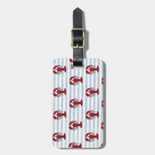 kreeft bagagelabel (Voorkant verticaal)