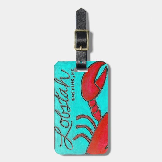 kreeft Bagagelabel (Voorkant verticaal)