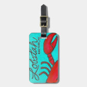 kreeft Bagagelabel (Voorkant verticaal)