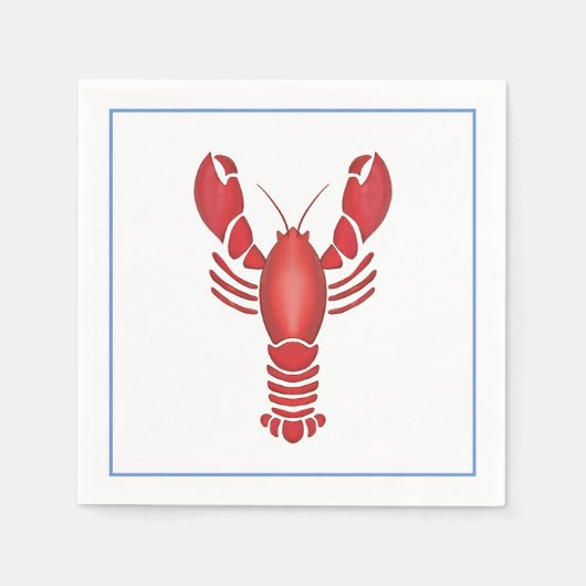 Kreeft Bak kreeft Fest Kustkust Keuken Servet (Voorkant)